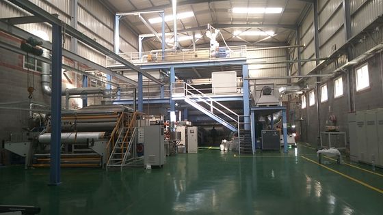 Chiny Maszyna do produkcji włóknin 1600SMS do materiałów medycznych, materiał higieniczny dostawca