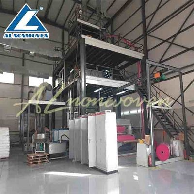 Chiny Jednowiązkowa maszyna do produkcji włókniny S Line, maszyna do produkcji włókniny Pp Spunbond dostawca