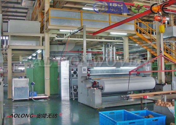 Chiny PP Spunbond włóknina Making Machine z Krzyża / Linia wzór wytłaczany dostawca